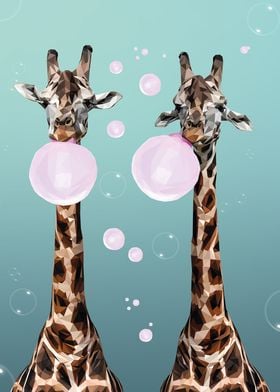 Giraffe Bubble Gum