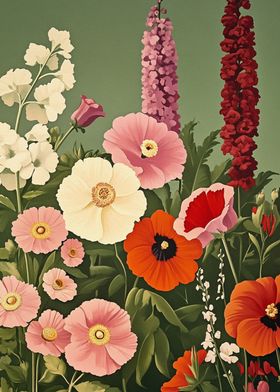 Floral Garden Painting