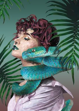 Woman with Snake