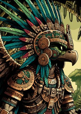 Aztec Eagle Warrior