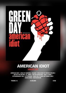 Green Day American Idiot Album Cover