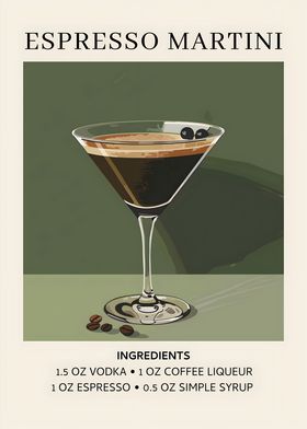 Espresso Martini Cocktail 