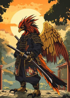 Samurai Phoenix Warrior