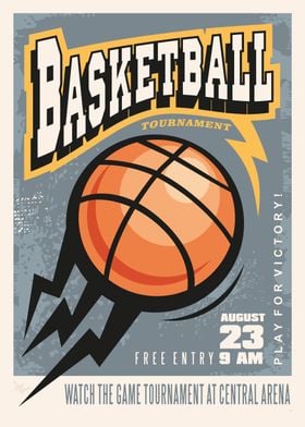 Basketball Tournament Poster