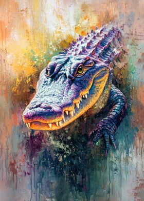 Alligator Painting