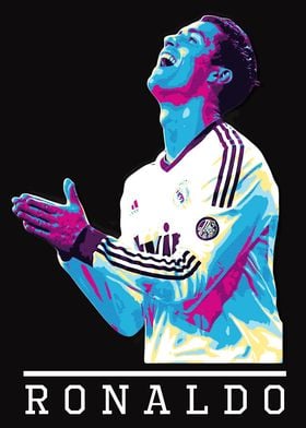 Cristiano Ronaldo Pop Art