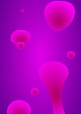 Pink Lava Lamp Bubbles