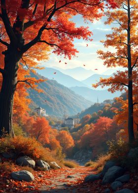 Autumn Mountain Path