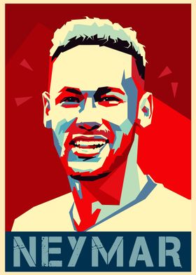 Neymar Pop Art Portrait