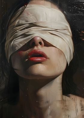 Blindfolded Woman