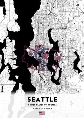 Seattle City Map