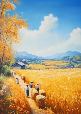 Harvest in the Fields