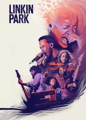 Linkin Park Band Poster