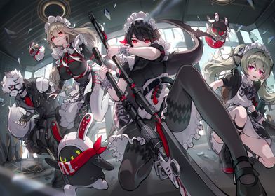 Maid Combat Anime Art