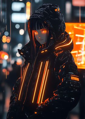 Cyberpunk Anime Girl