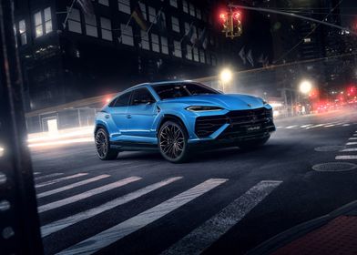 Lamborghini Urus Night Drive