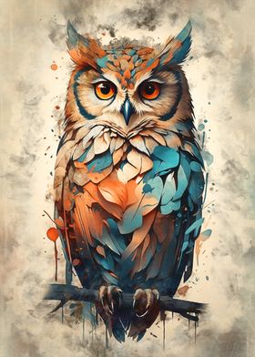 Watercolor Owl