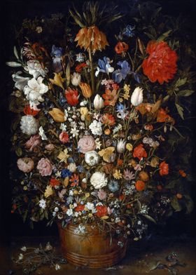 Flowers in a Wooden Vessel 1603