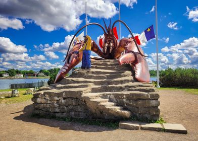 Giant Lobster Statue