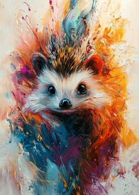 Hedgehog Painting