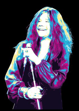 Janis Joplin Pop Art