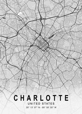 Charlotte Light City Map