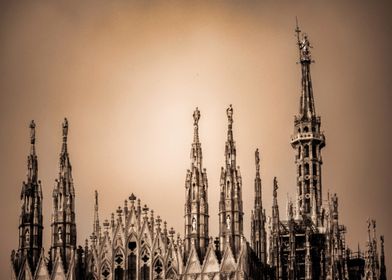 Gothic Cathedral Spires