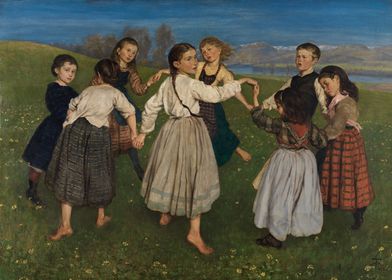 Children's Round Dance Hans Thoma