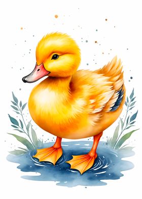 Cute Yellow Duck