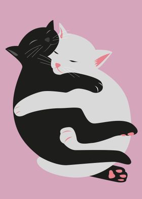 Sleeping Cats Yin Yang