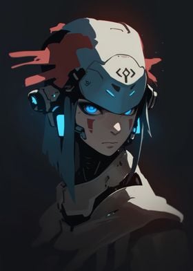 Cyberpunk Female Character