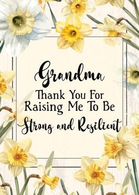 Grandma Thank You Floral Appreciation