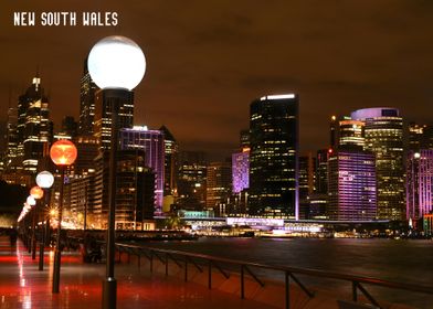 Sydney Skyline Night