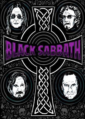 Black Sabbath Band Portrai