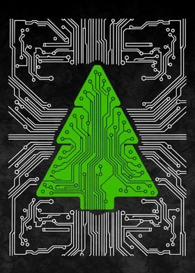 Circuit Board Christmas Tree