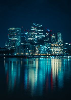 London Skyline at Night