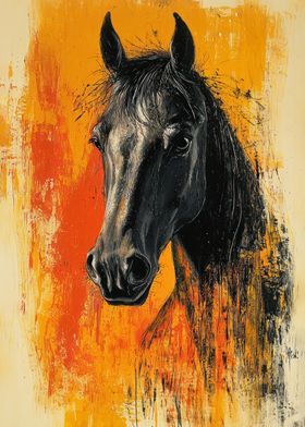 Black Horse painting