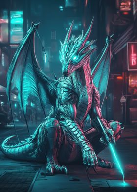 Cyberpunk Dragon