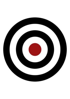 Bullseye 4 rings red center