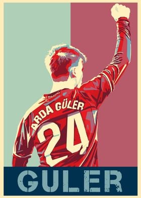 Arda Guler Football Poster