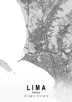 Lima Light City Map