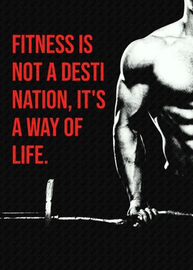 Fitness Motivation Poster