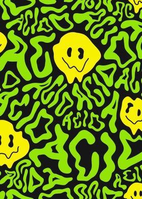 Acid Smiley Pattern