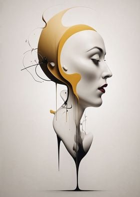 Abstract Woman Portrait