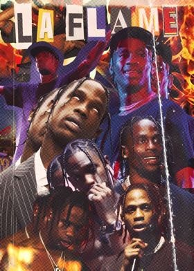 Travis Scott Collage