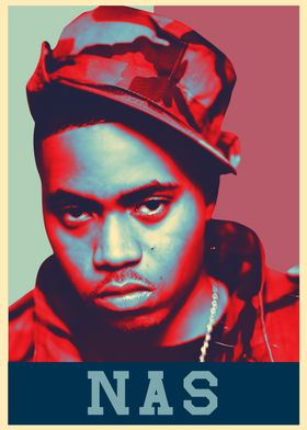 NAS Hip Hop Poster