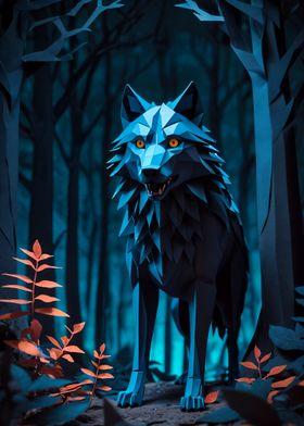 Wolf in the Forest