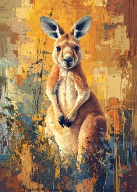 Kangaroo Painting