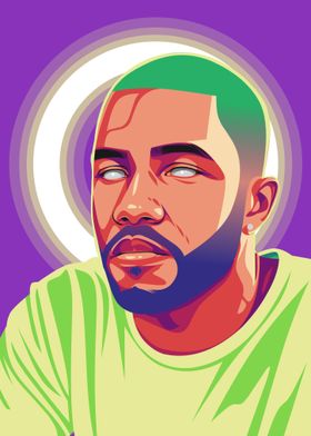 Frank Ocean Digital Portrait