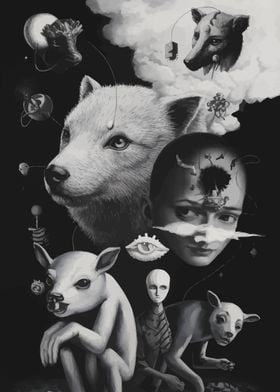 Surreal Animal Portrait